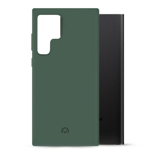 Mobilize Rubber Gelly Case Samsung Galaxy S22 Ultra 5G Matt Green