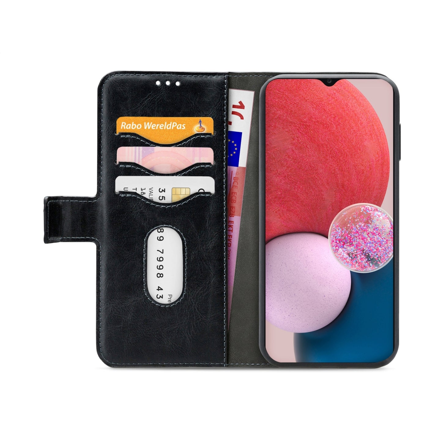 Mobilize 2in1 Gelly Wallet Case Samsung Galaxy A13 4G Black