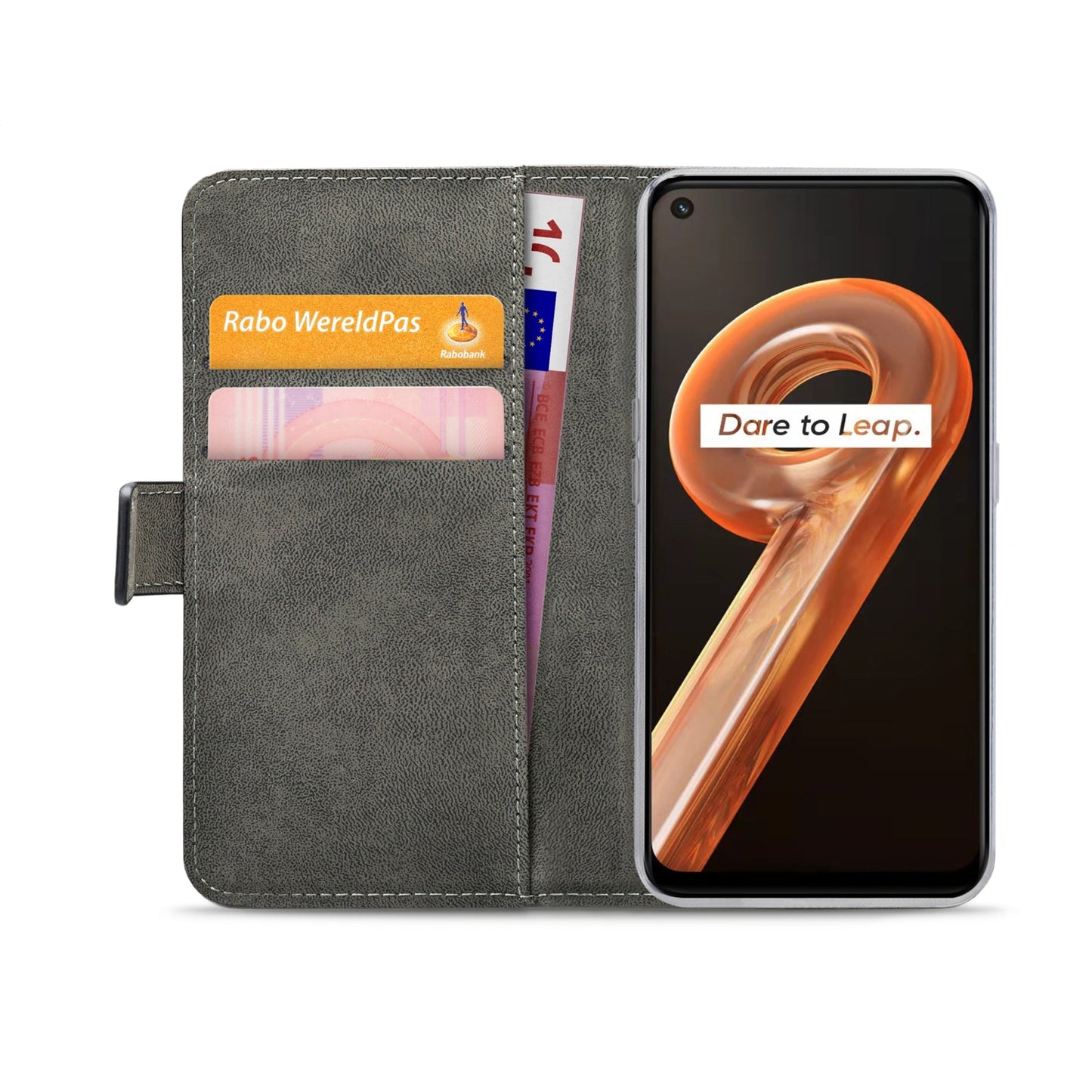 Mobilize Classic Gelly Wallet Book Case realme 9i Black