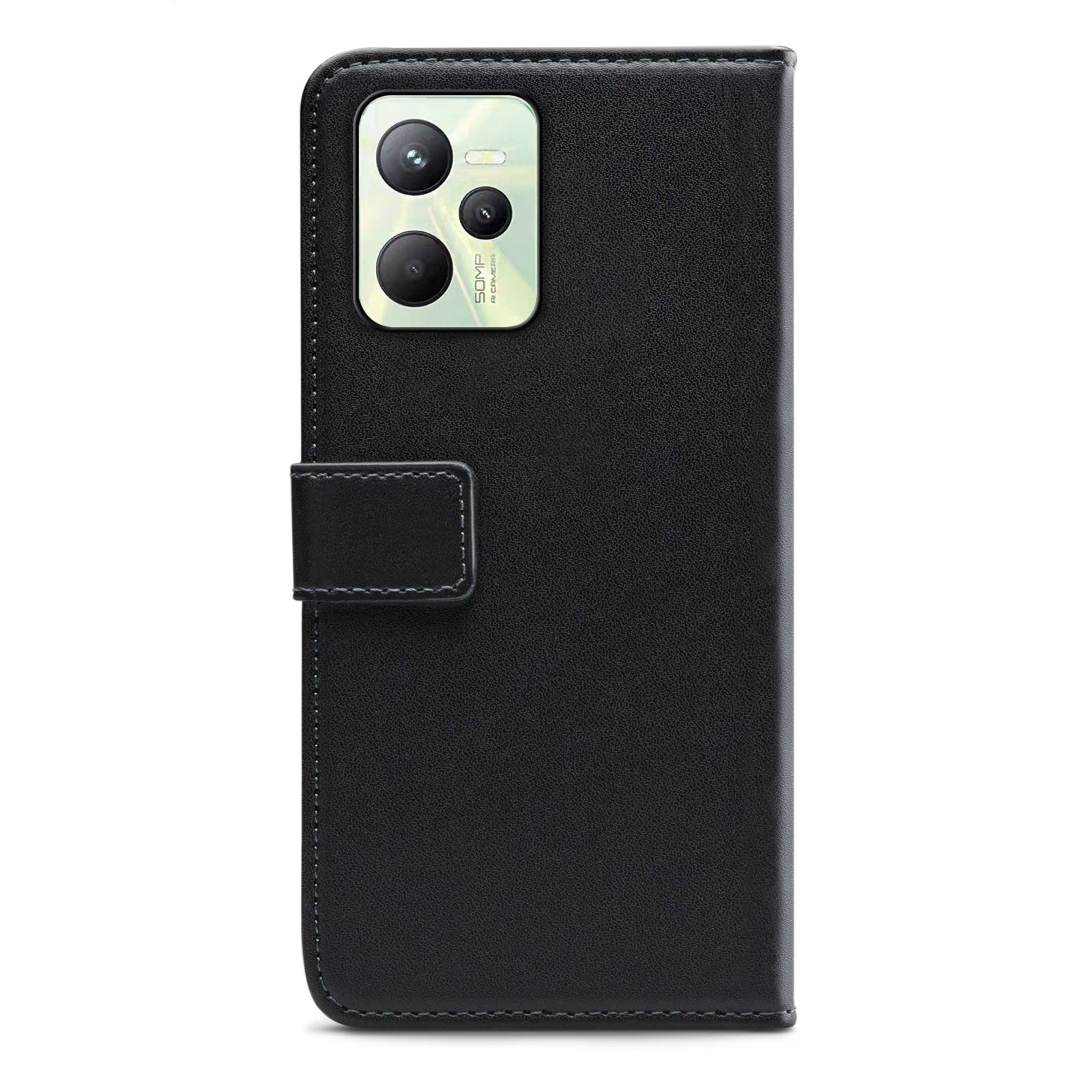 Mobilize Classic Gelly Wallet Book Case realme C35/Narzo 50A Prime Black