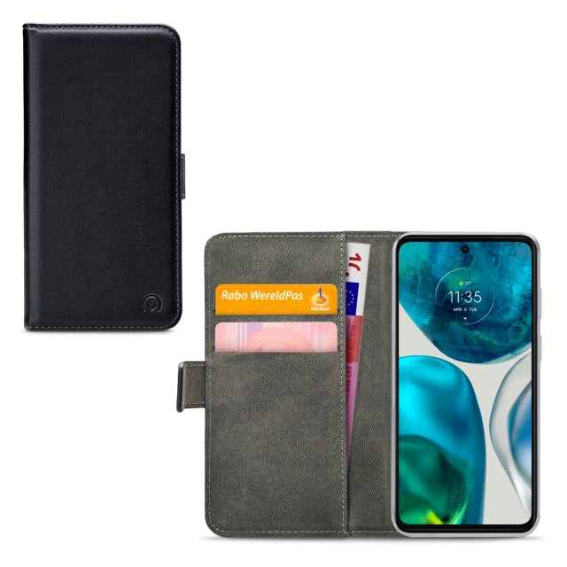Mobilize Classic Gelly Wallet Book Case Motorola Moto G52 Schwarz