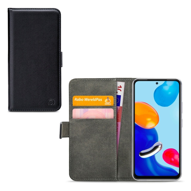 Étui portefeuille Mobilize Classic Gelly pour Xiaomi Redmi Note 11/11S 4G Noir