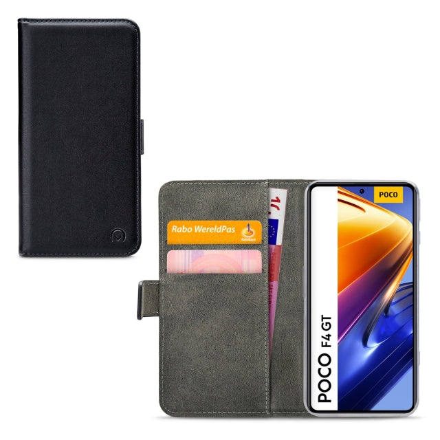 Mobilize Classic Gelly Wallet Book Case Xiaomi Poco F4 GT Schwarz