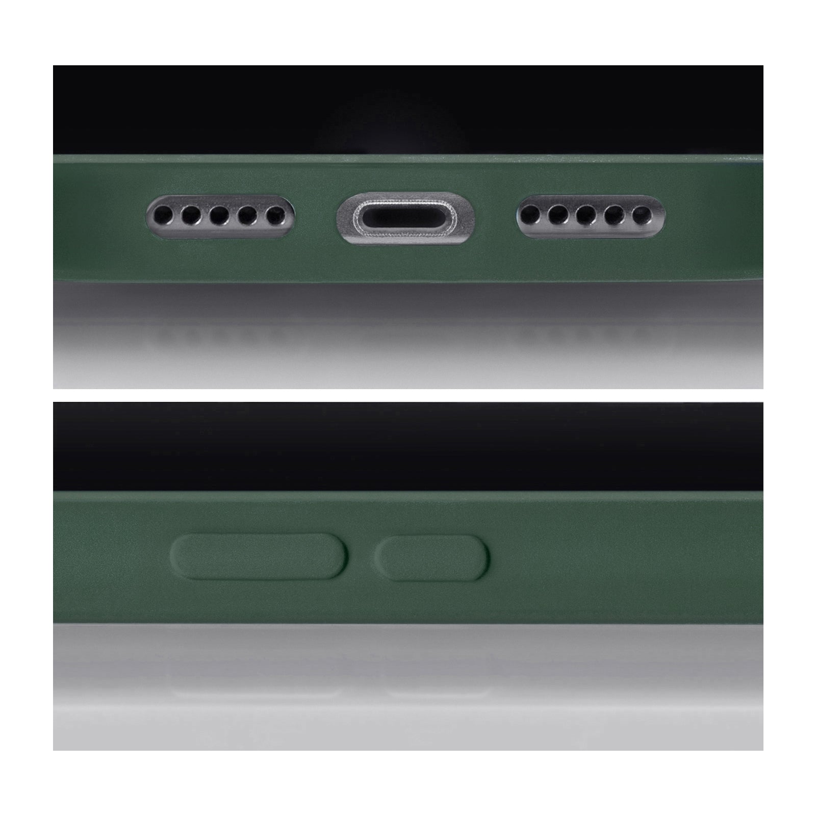 Mobilize Rubber Gelly Case Apple iPhone 14 Pro Max Matt Green