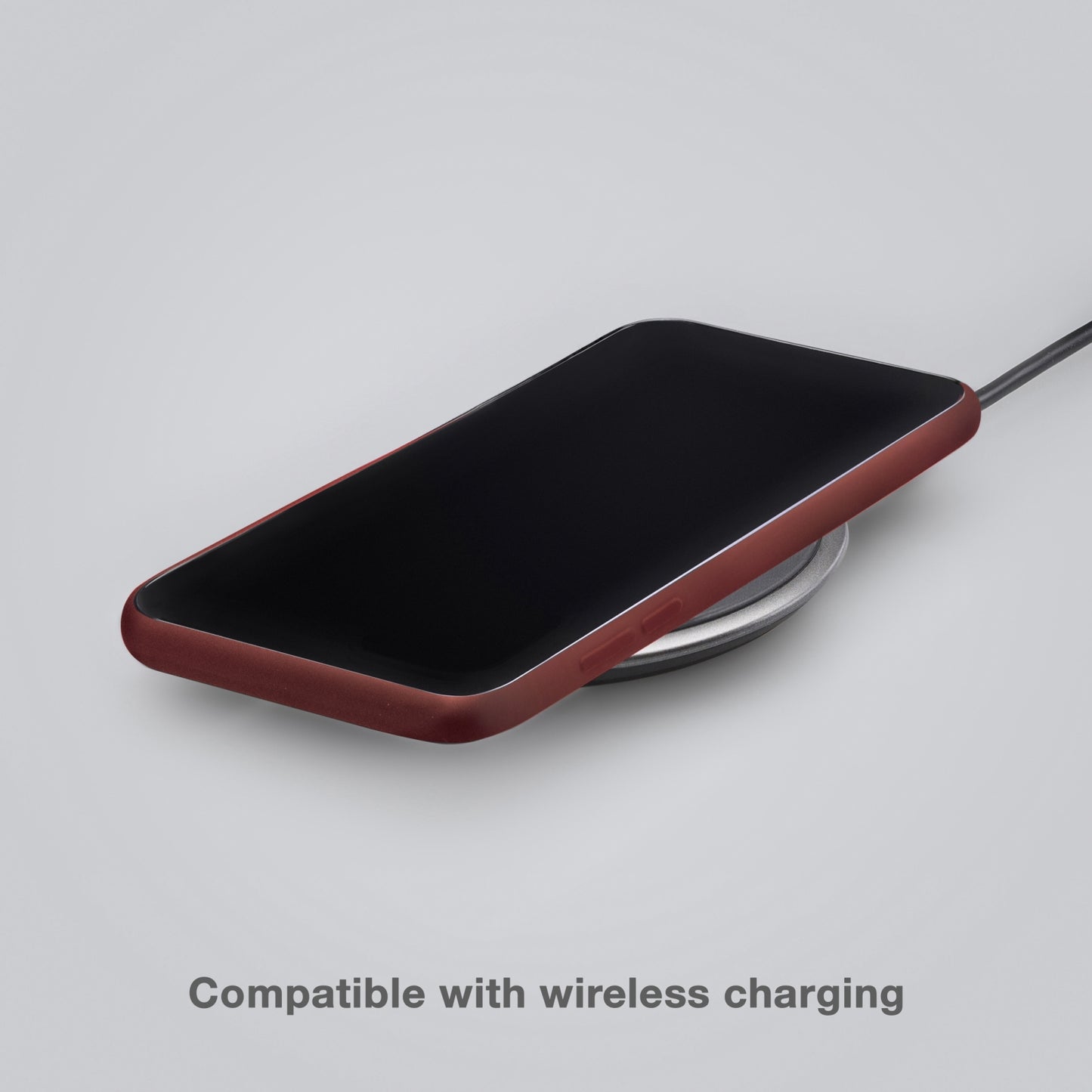 Mobilize Rubber Gelly Card Case Apple iPhone 14 Matt Bordeaux