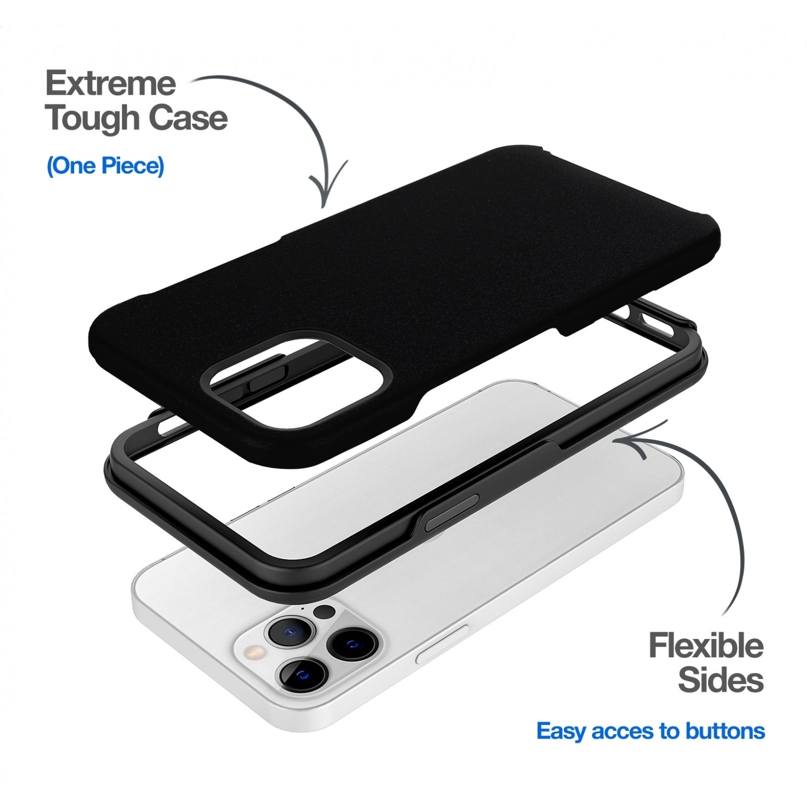 Mobilize Extreme Tough Case Apple iPhone 14 Plus Black