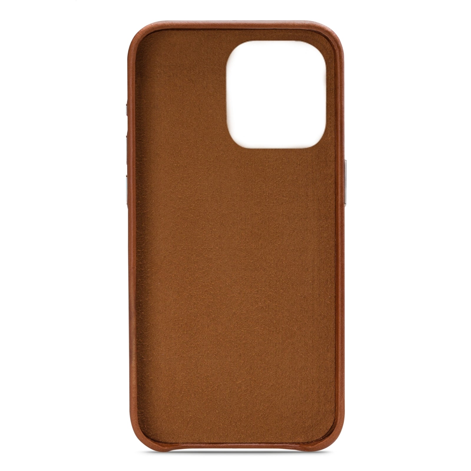 Senza Desire Leather Cover with Card Slot Apple iPhone 14 Pro Burned Cognac