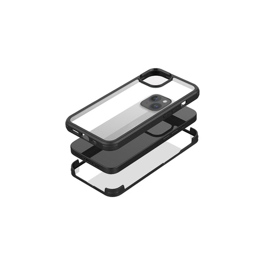 Mobilize Tempered Glass 360 Protection Case Apple iPhone 14 Plus Black