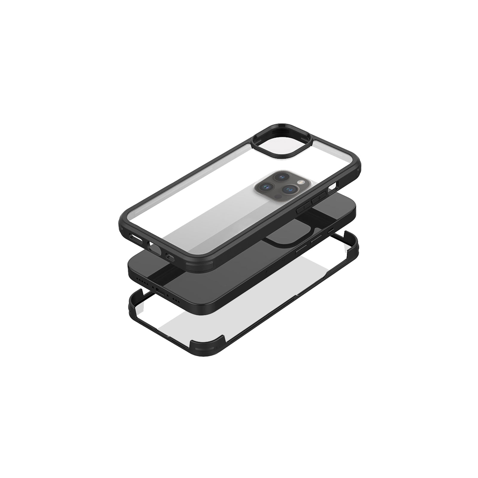 Mobilize Tempered Glass 360 Protection Case Apple iPhone 14 Pro Black