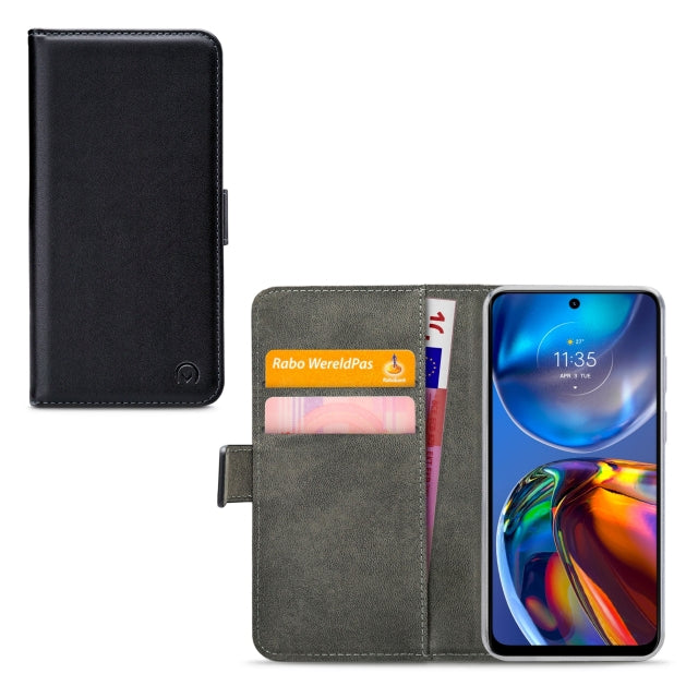 Mobilize Classic Gelly Wallet Book Case Motorola Moto E32/E32s Black