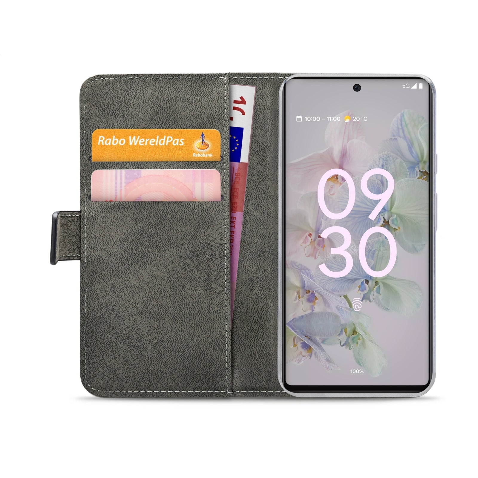 Mobilize Classic Gelly Wallet Book Case Google Pixel 6a Black