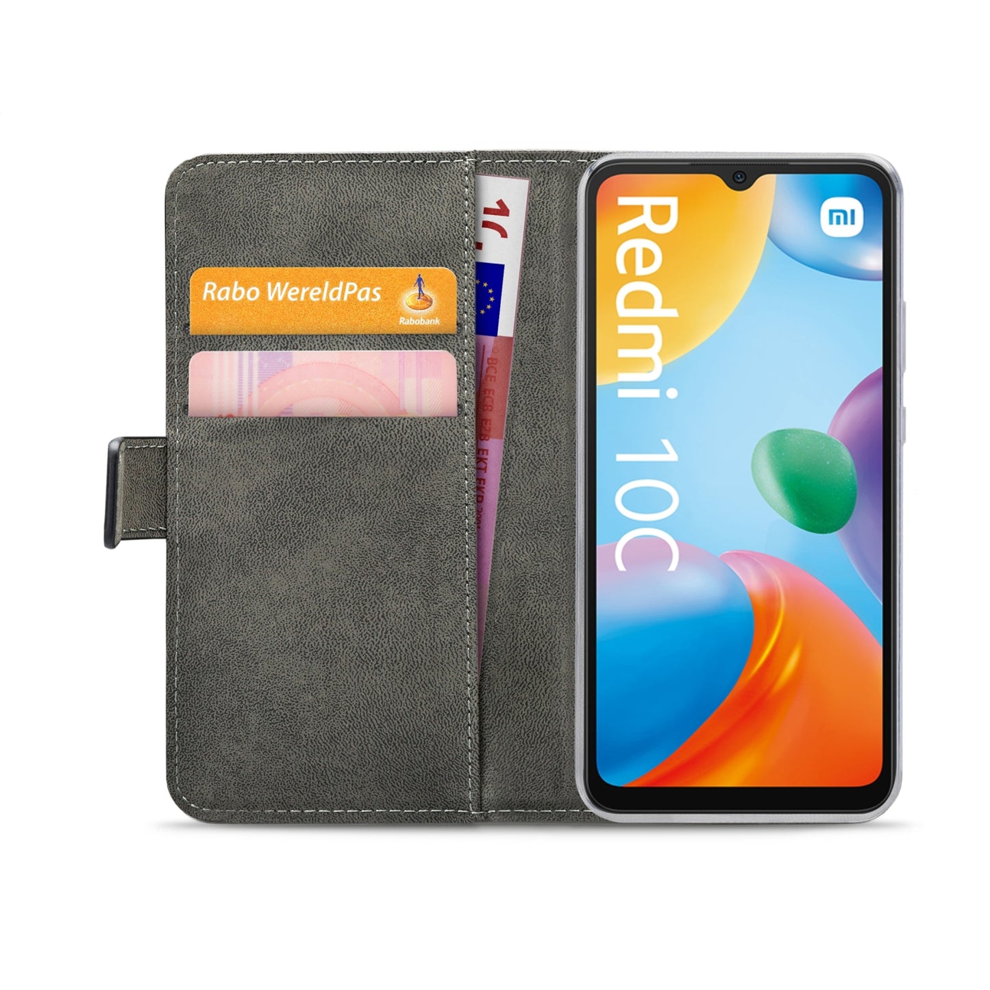 Mobilize Classic Gelly Wallet Book Case Xiaomi Redmi 10C Black