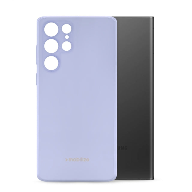 Mobilize Rubber Gelly Case Samsung Galaxy S22 Ultra 5G Pastel Purple