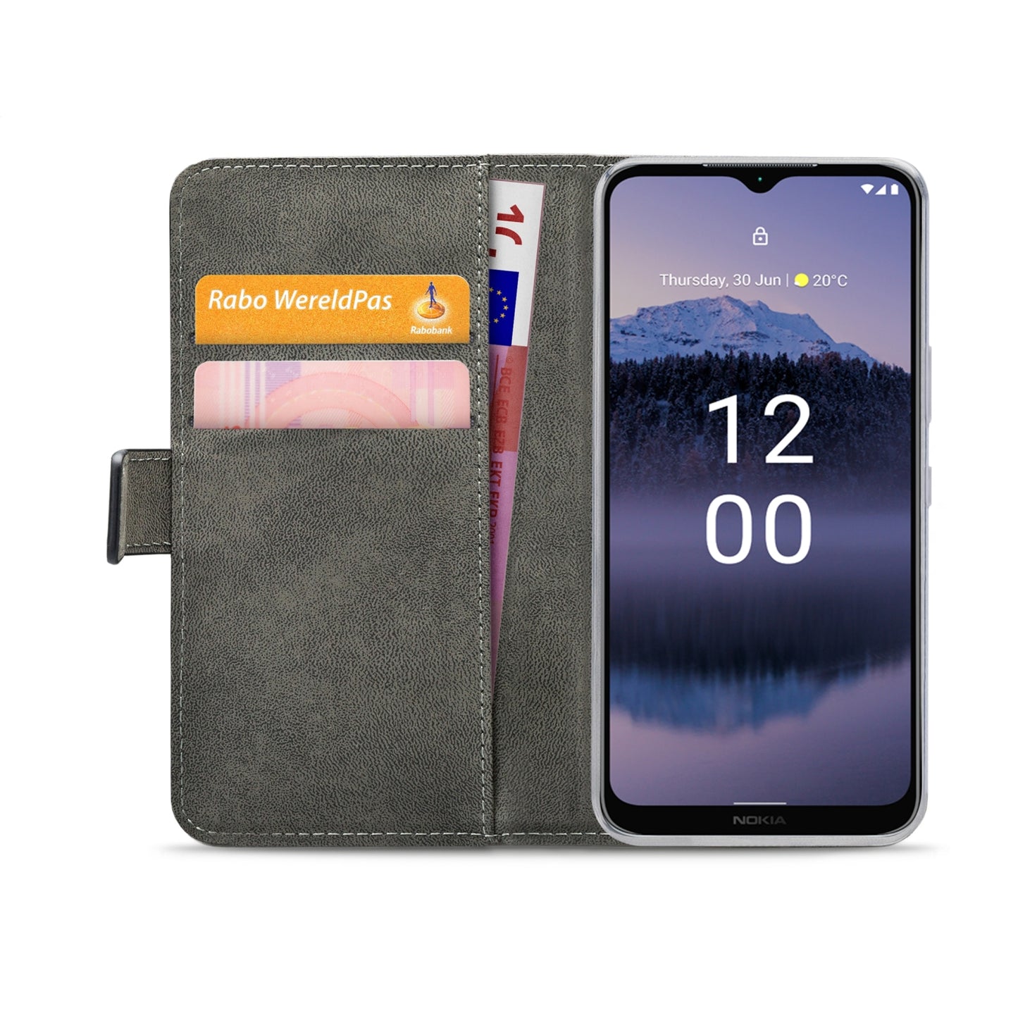 Mobilize Classic Gelly Wallet Book Case Nokia G11 Plus Black