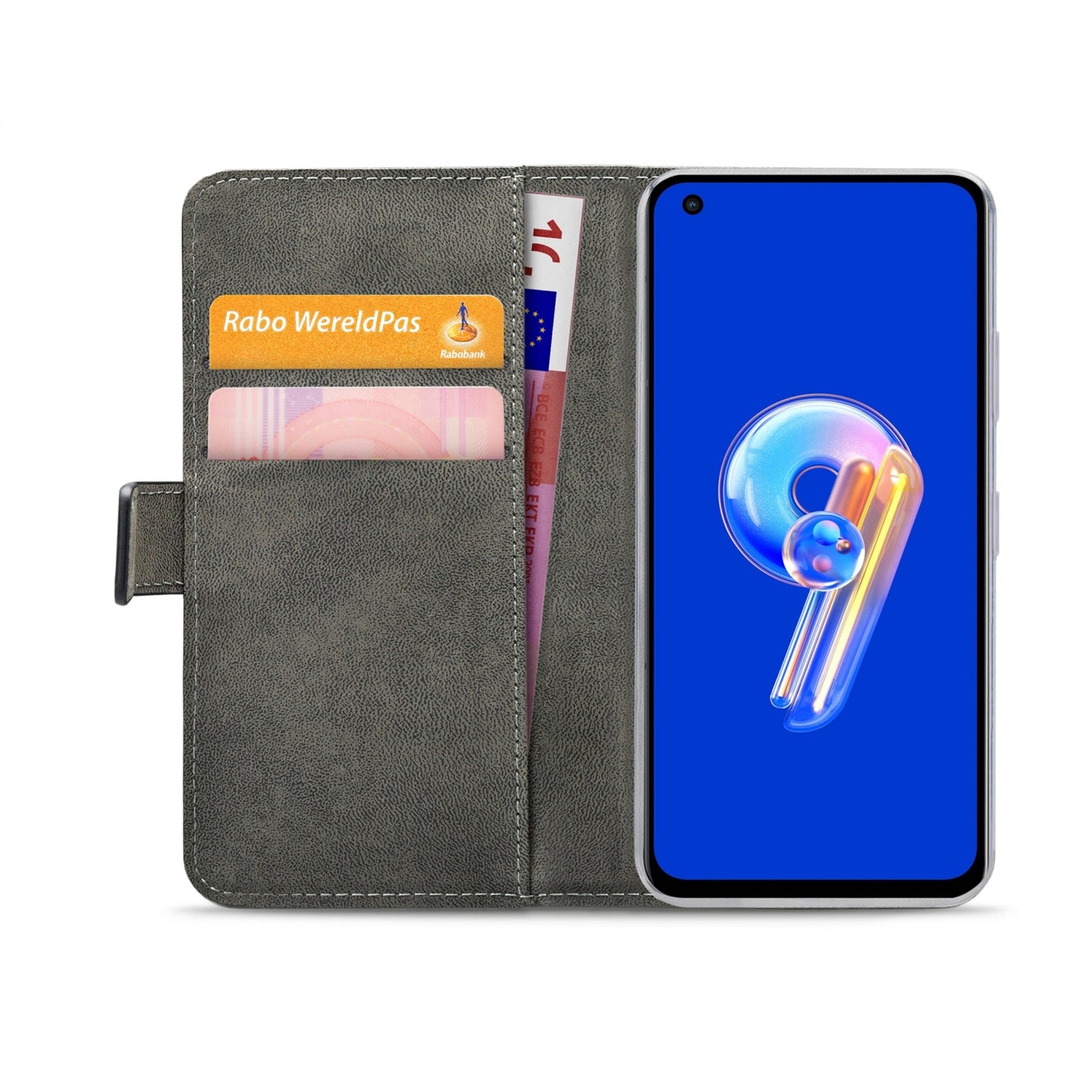Mobilize Classic Gelly Wallet Book Case ASUS ZenFone 9 Black