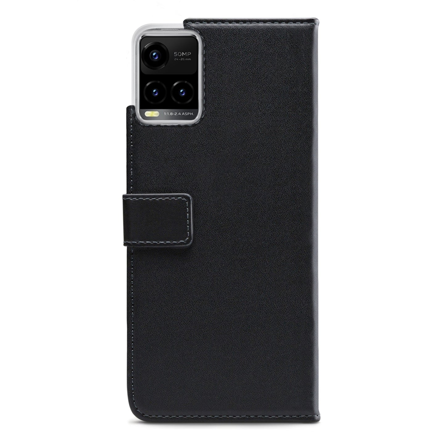 Mobilize Classic Gelly Wallet Book Case vivo Y33s Black