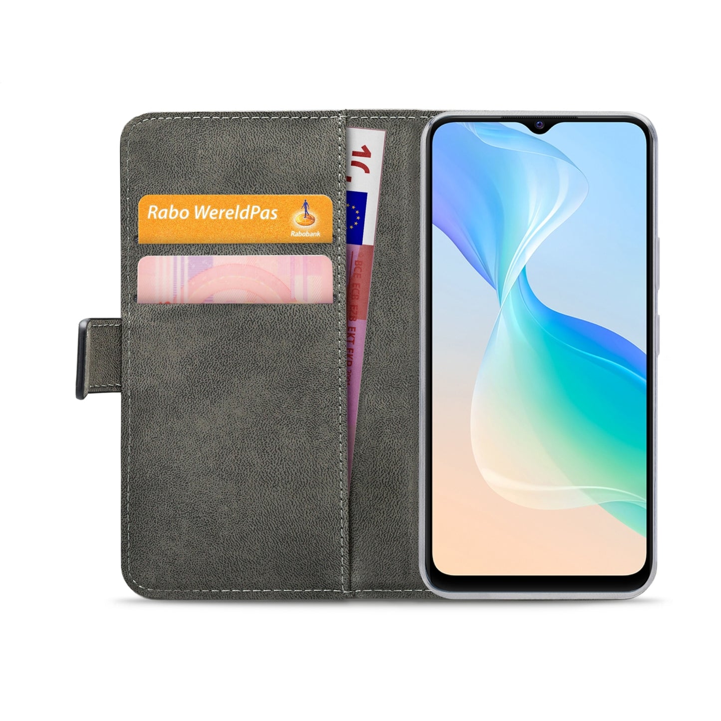 Mobilize Classic Gelly Wallet Book Case vivo Y76 5G Black