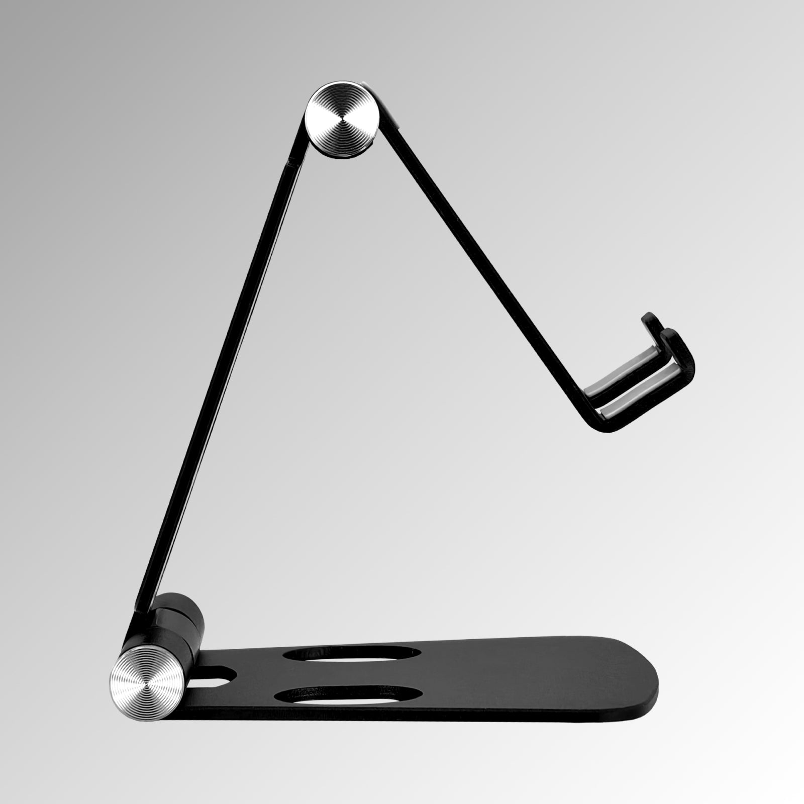 Mobilize Foldable Aluminium Phone Holder Black