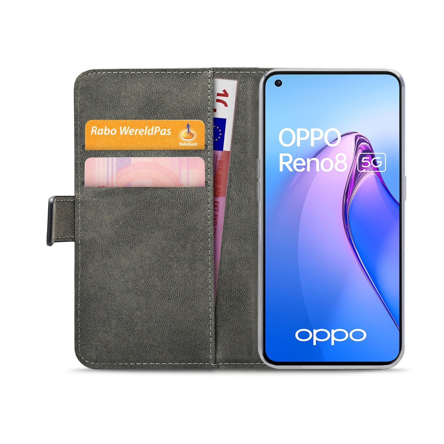 Mobilize Classic Gelly Wallet Book Case OPPO Reno8 5G Black
