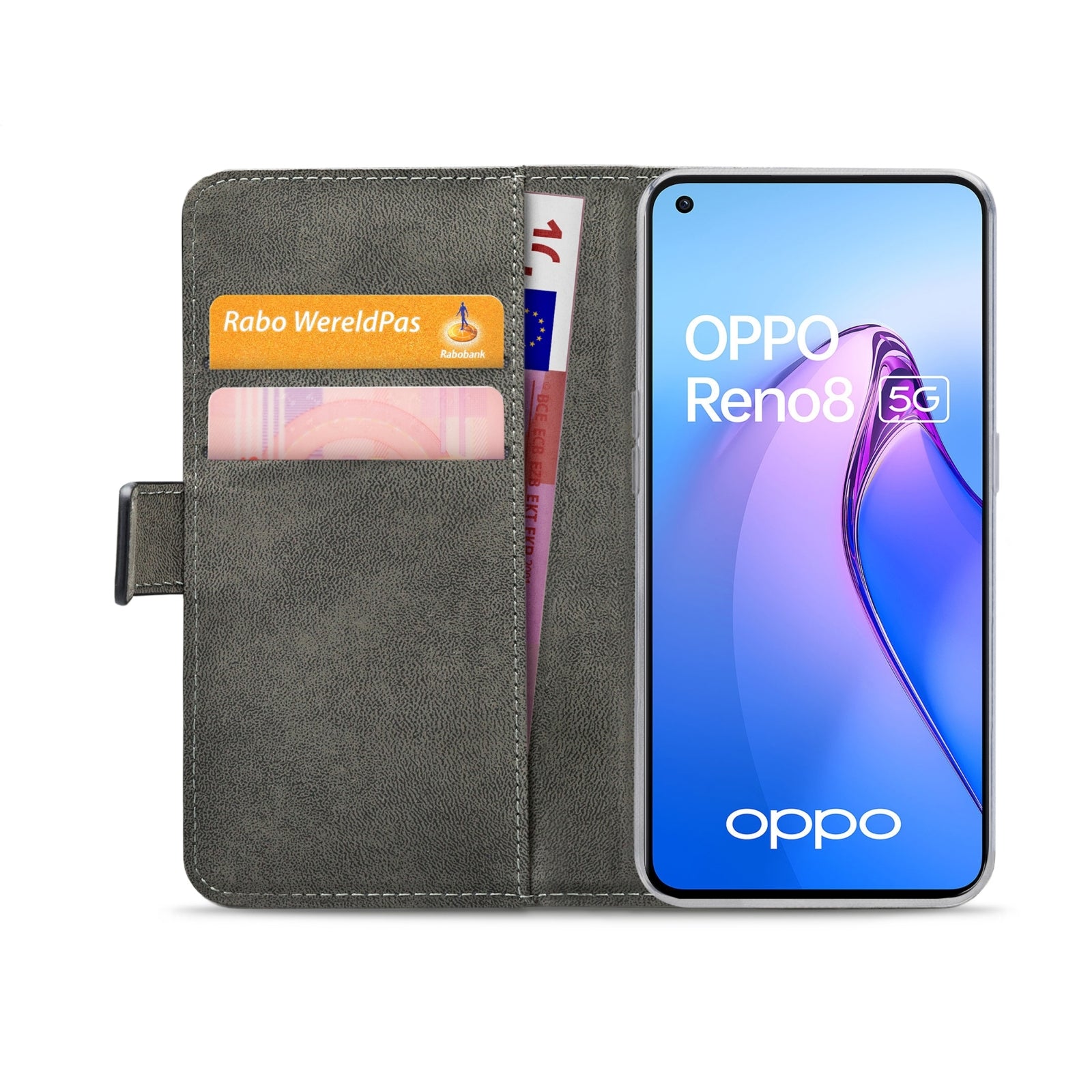 Mobilize Classic Gelly Wallet Book Case OPPO Reno8 5G Black