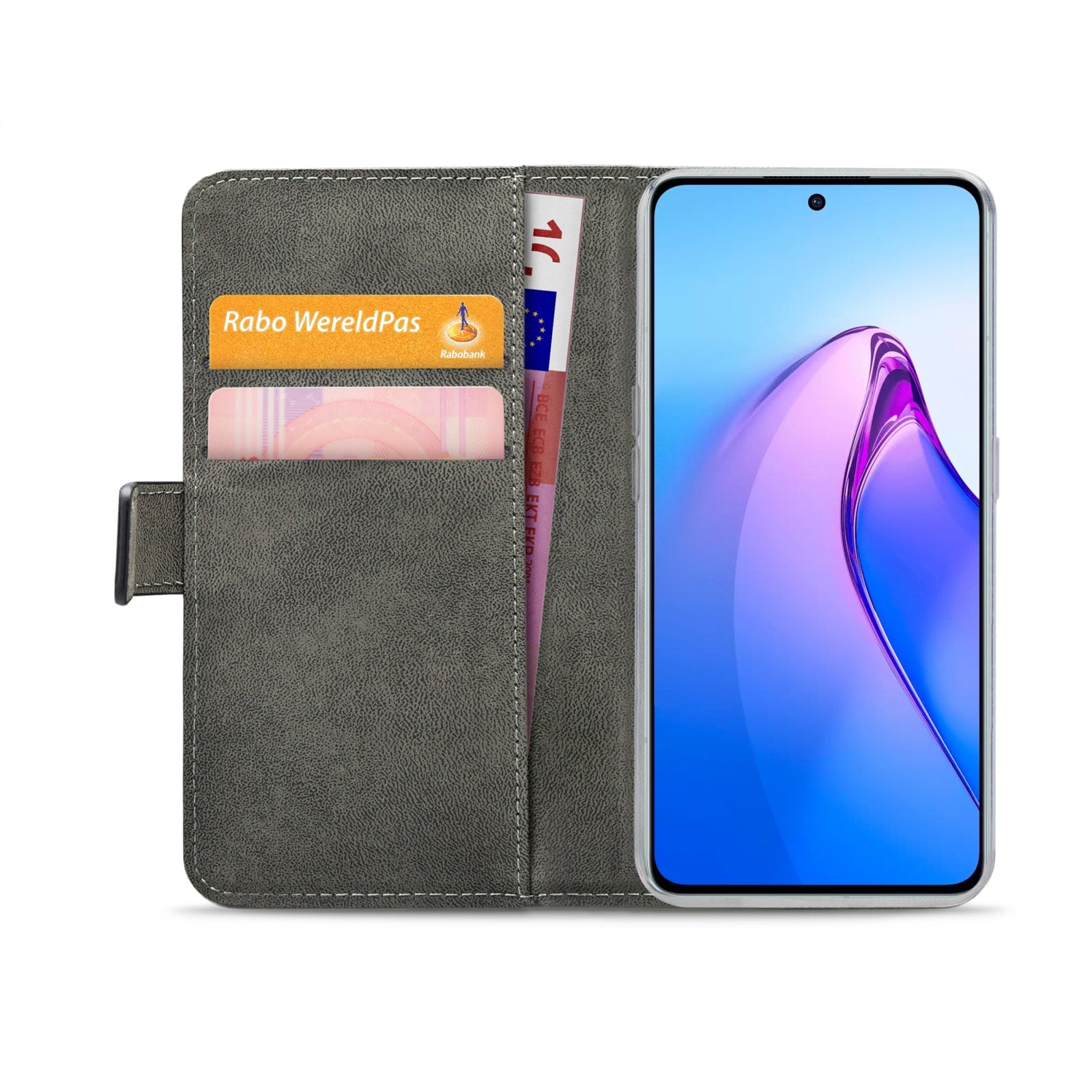 Mobilize Classic Gelly Wallet Book Case OPPO Reno8 Pro 5G Black