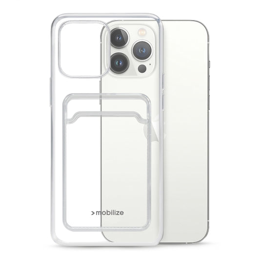 Mobilize Gelly Card Case Apple iPhone 13 Pro Max Transparent