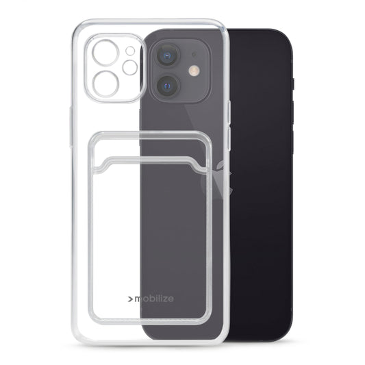 Mobilize Gelly Card Case Apple iPhone 12 Clear