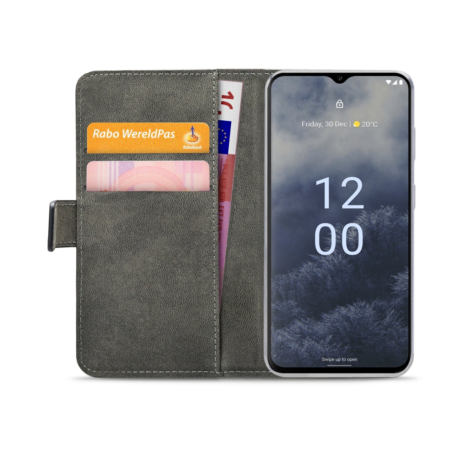 Mobilize Classic Gelly Wallet Book Case Nokia G60 5G Black