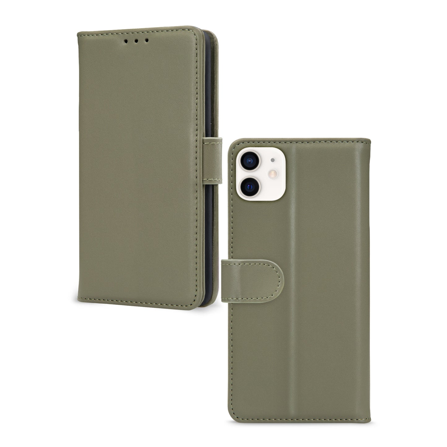 Mobilize Premium Gelly Wallet Book Case Apple iPhone 12/12 Pro Green