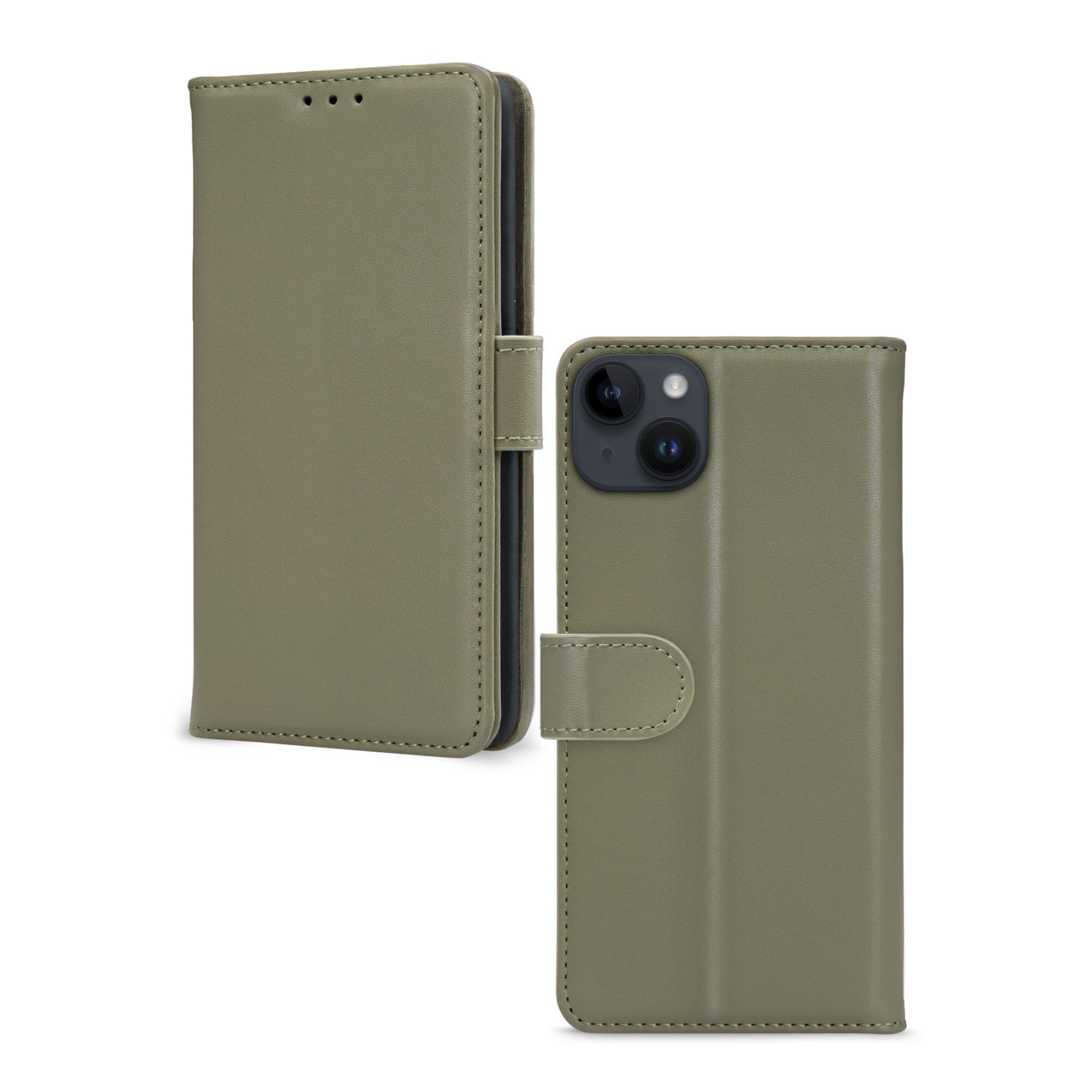 Mobilize Premium Gelly Wallet Book Case Apple iPhone 14 Plus Green