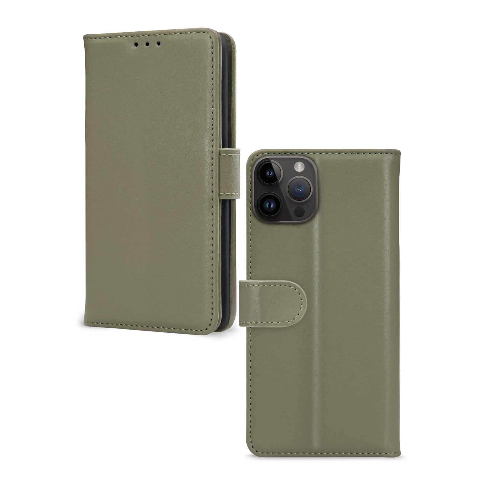 Mobilize Premium Gelly Wallet Book Case Apple iPhone 14 Pro Max Green