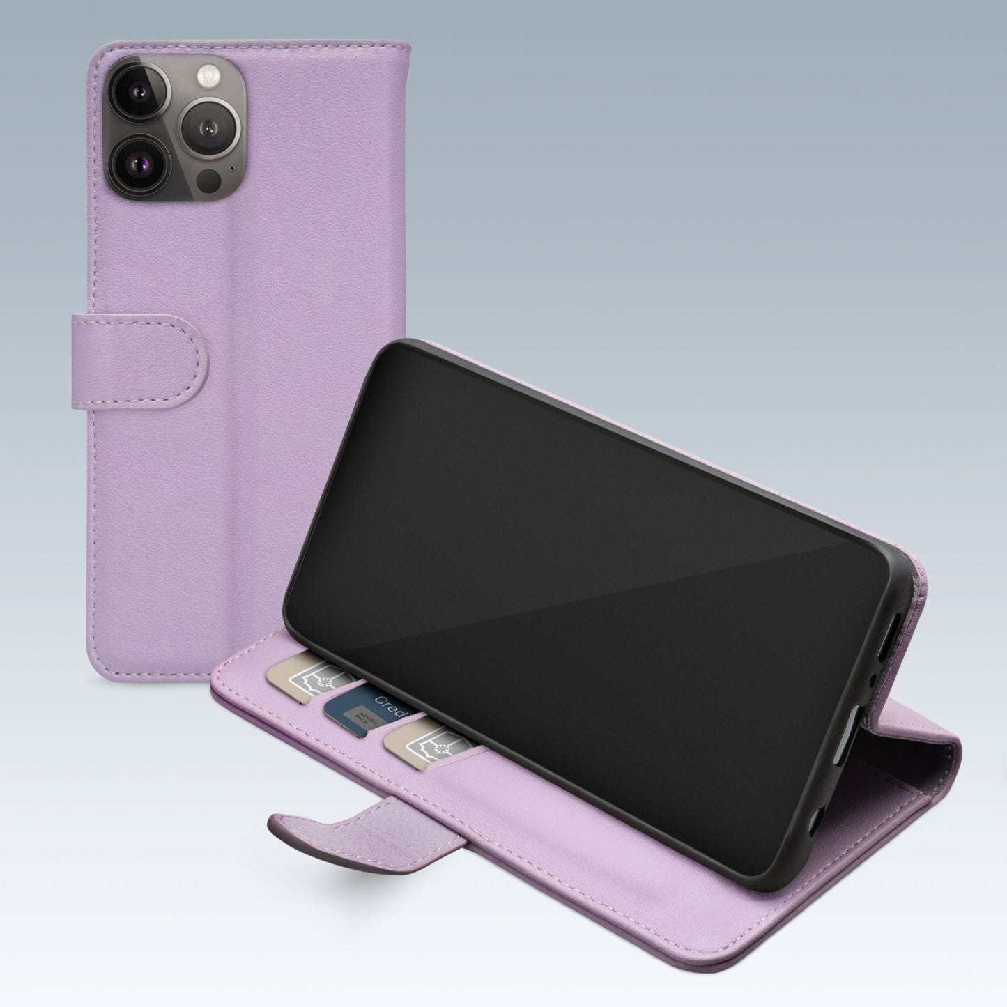 Mobilize Premium Gelly Wallet Book Case Apple iPhone 13 Pro Purple