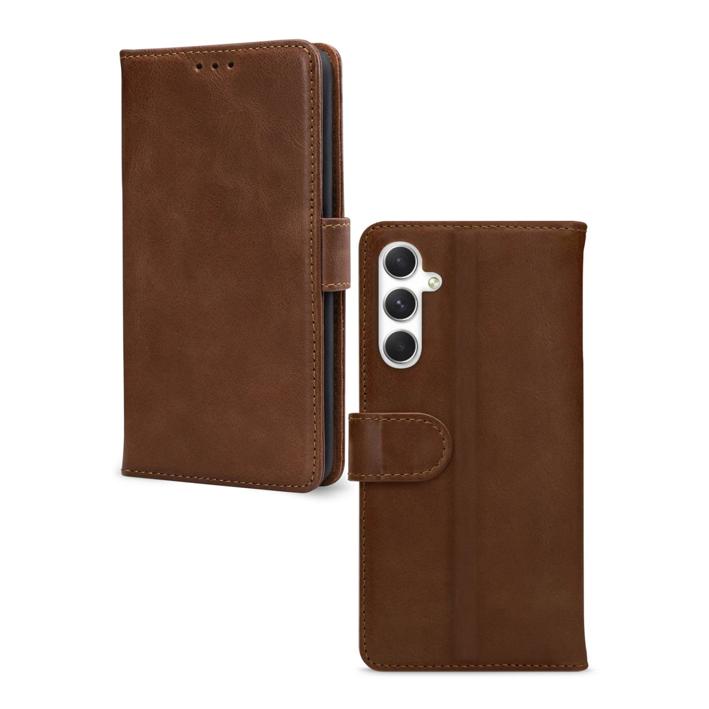 Mobilize Leather Wallet Samsung Galaxy A34 5G Brown