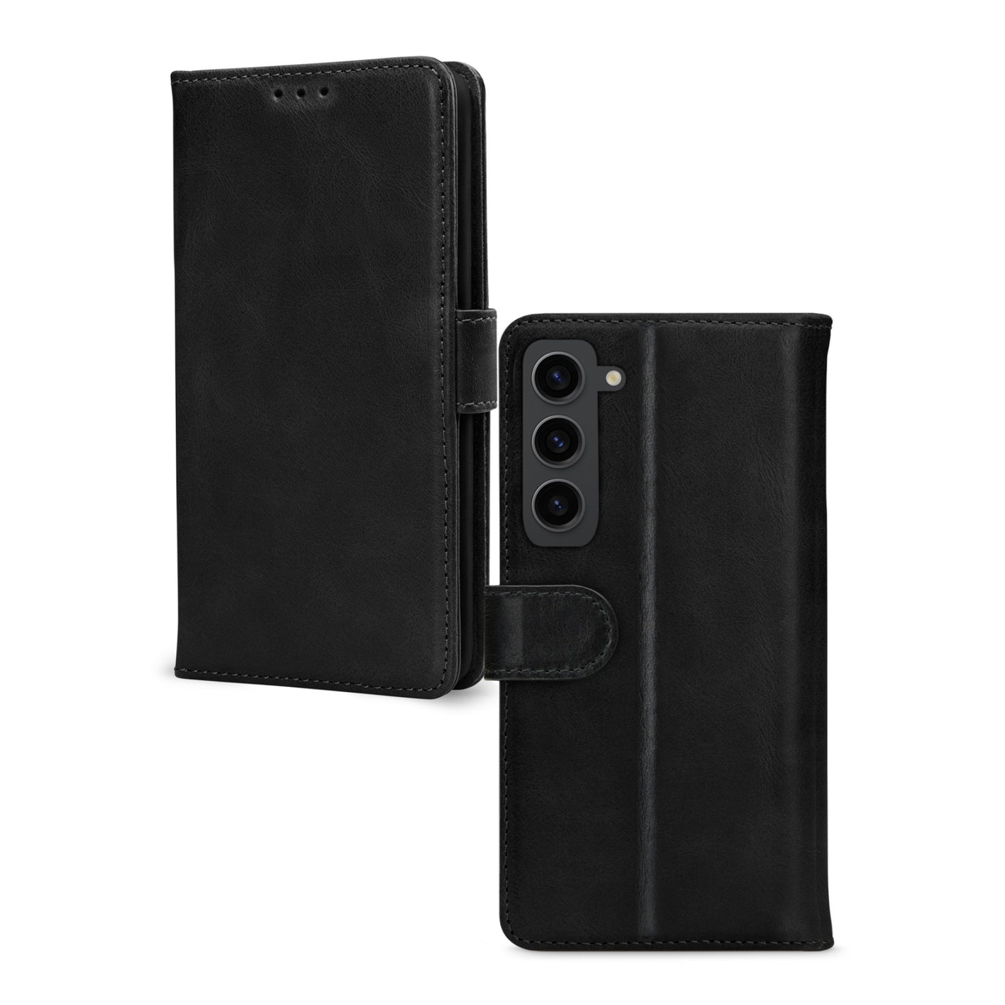 Mobilize Leather Wallet Samsung Galaxy S23 5G Black
