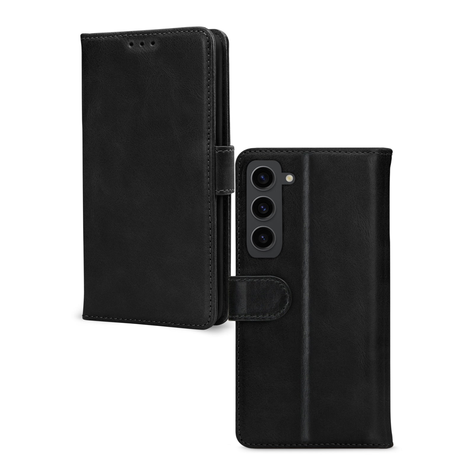 Mobilize Leather Wallet Samsung Galaxy S23 5G Black