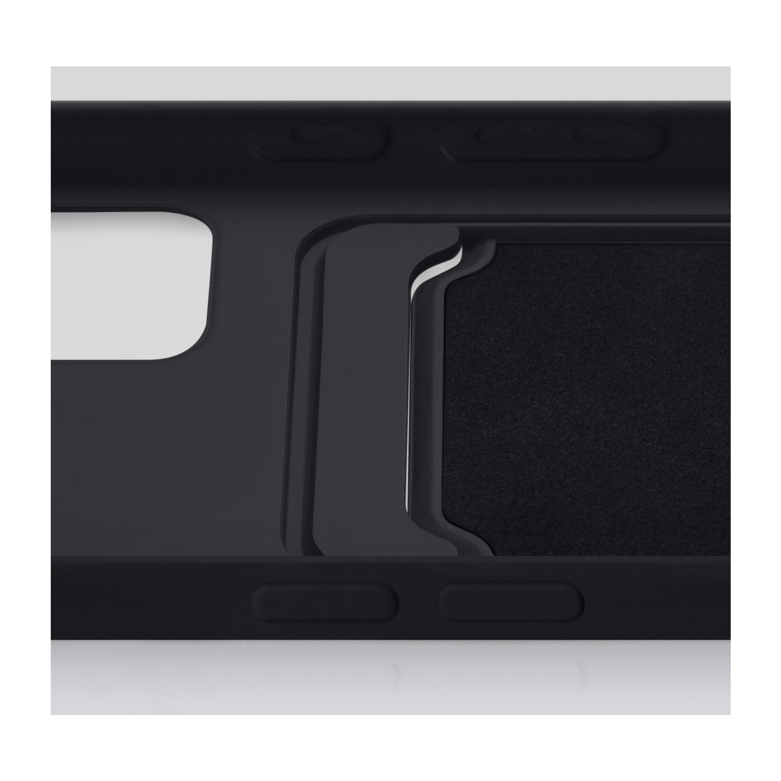 Mobilize Rubber Gelly Card Case Samsung Galaxy S23+ 5G Matt Black