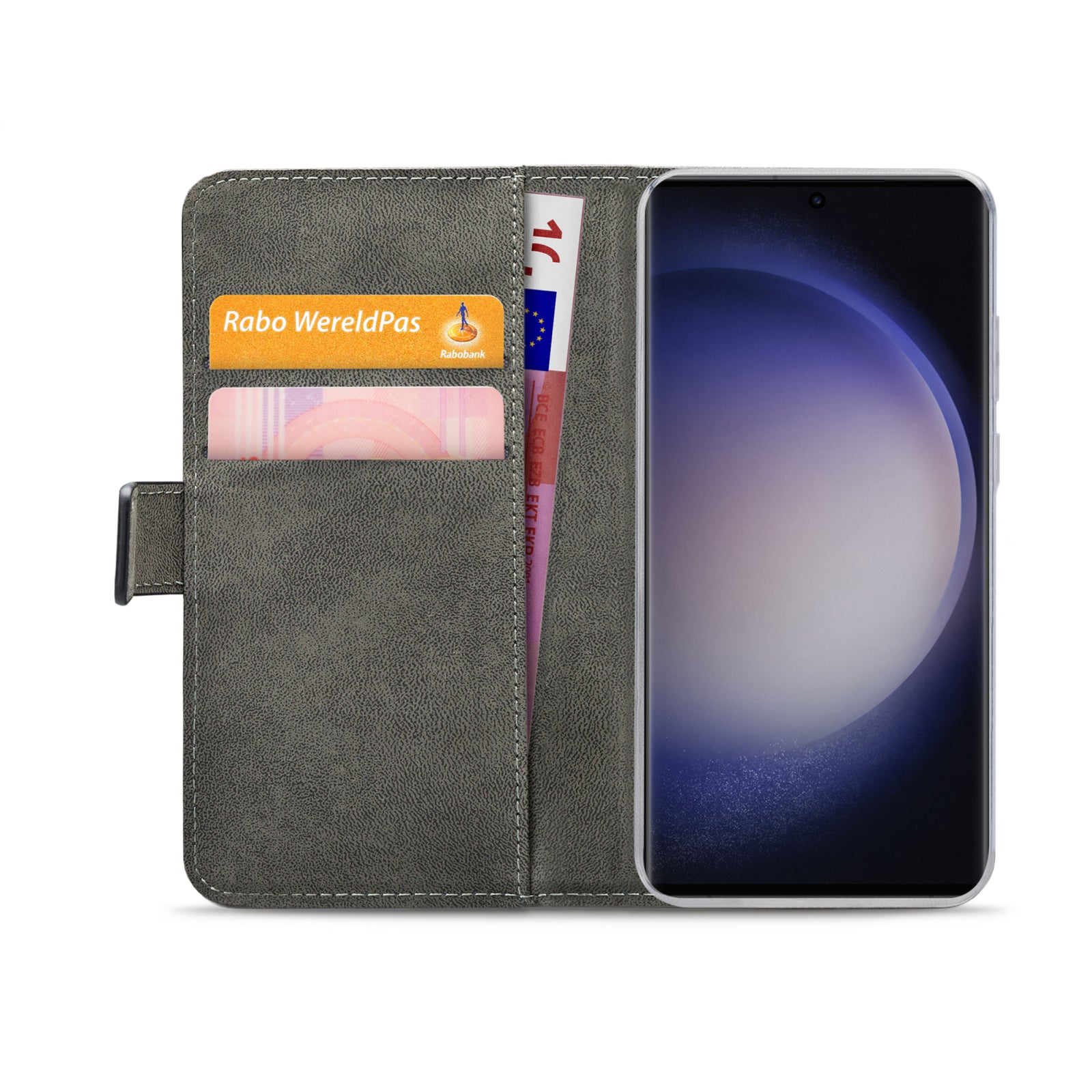 Mobilize Classic Gelly Wallet Book Case Samsung Galaxy S23 Ultra 5G Black
