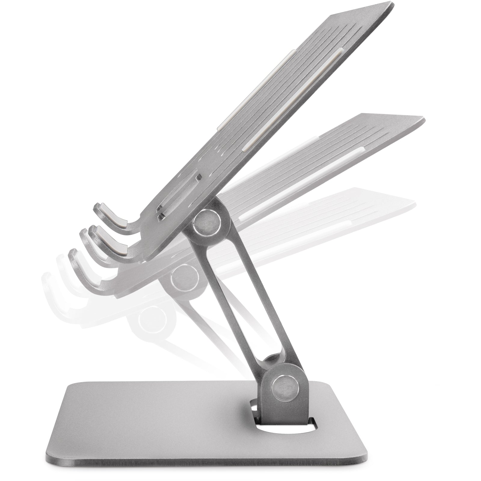 Mobilize Foldable Aluminium Tablet Stand Silver