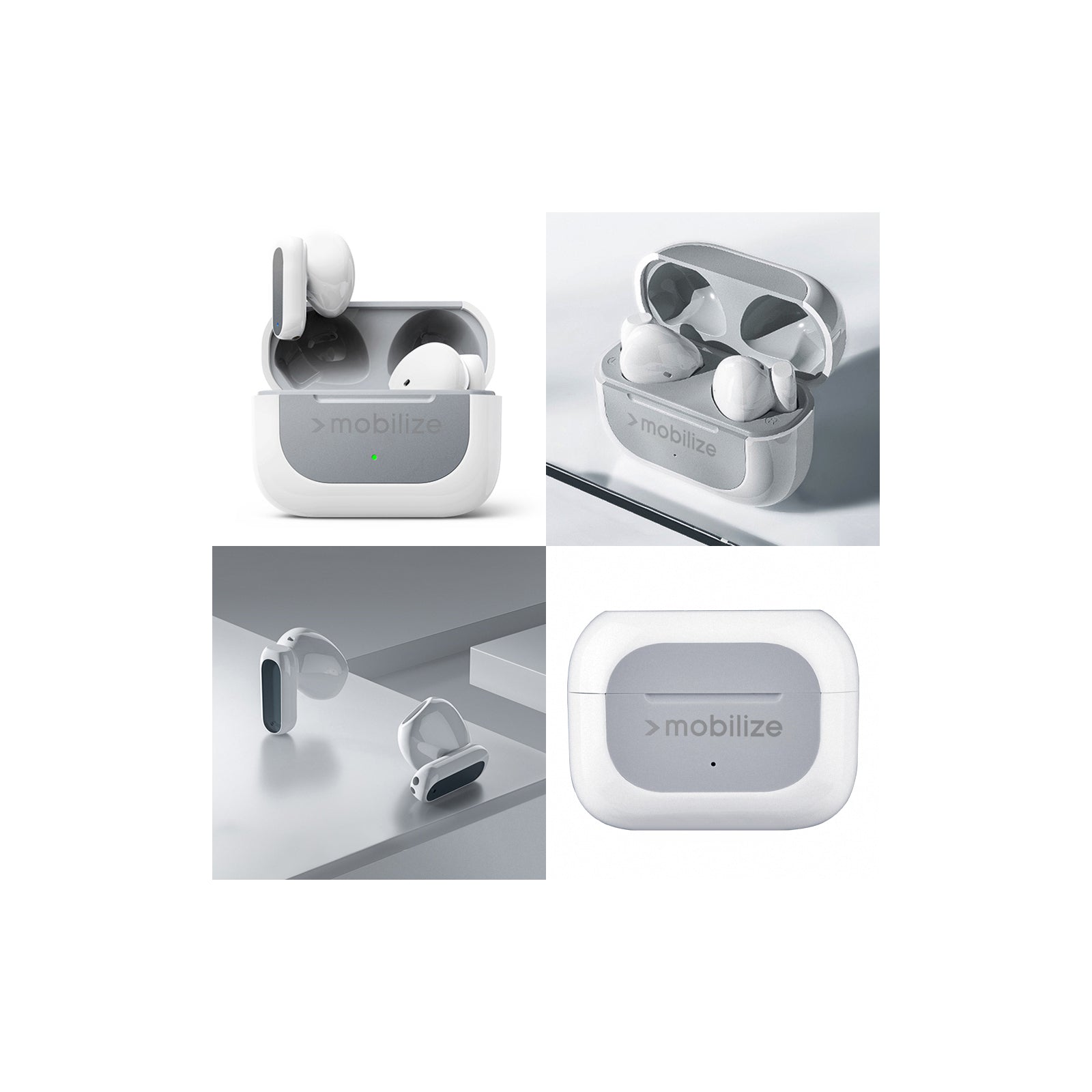 Mobilize Bluetooth TWS Earbuds Mini White