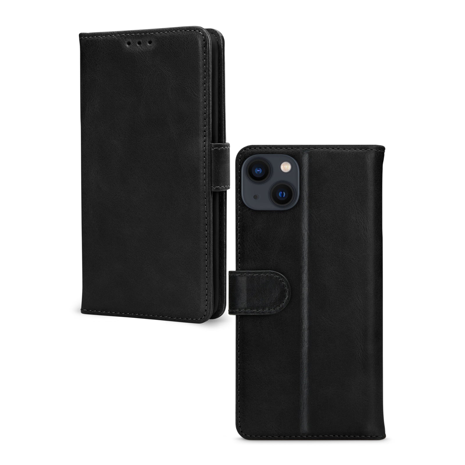 Mobilize Leather Wallet Apple iPhone 13 Mini Black