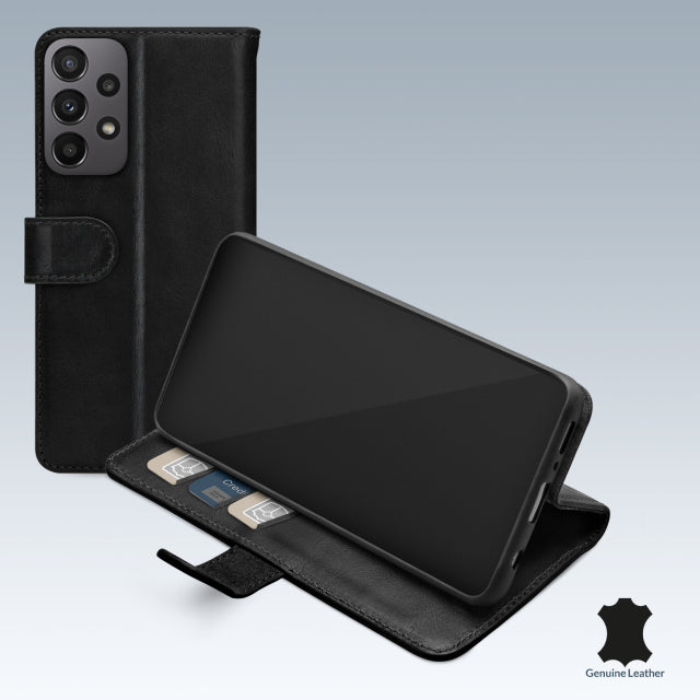 Mobilize Leather Wallet Samsung Galaxy A23 5G Black
