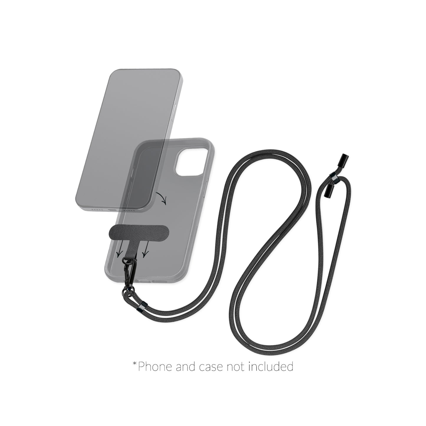 Mobilize Nylon Lanyard Black