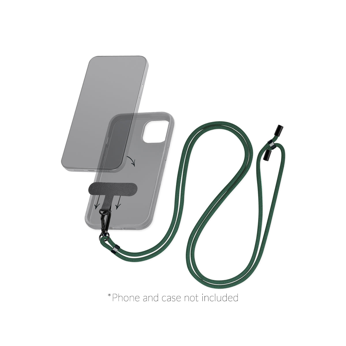 Mobilize Nylon Lanyard Green