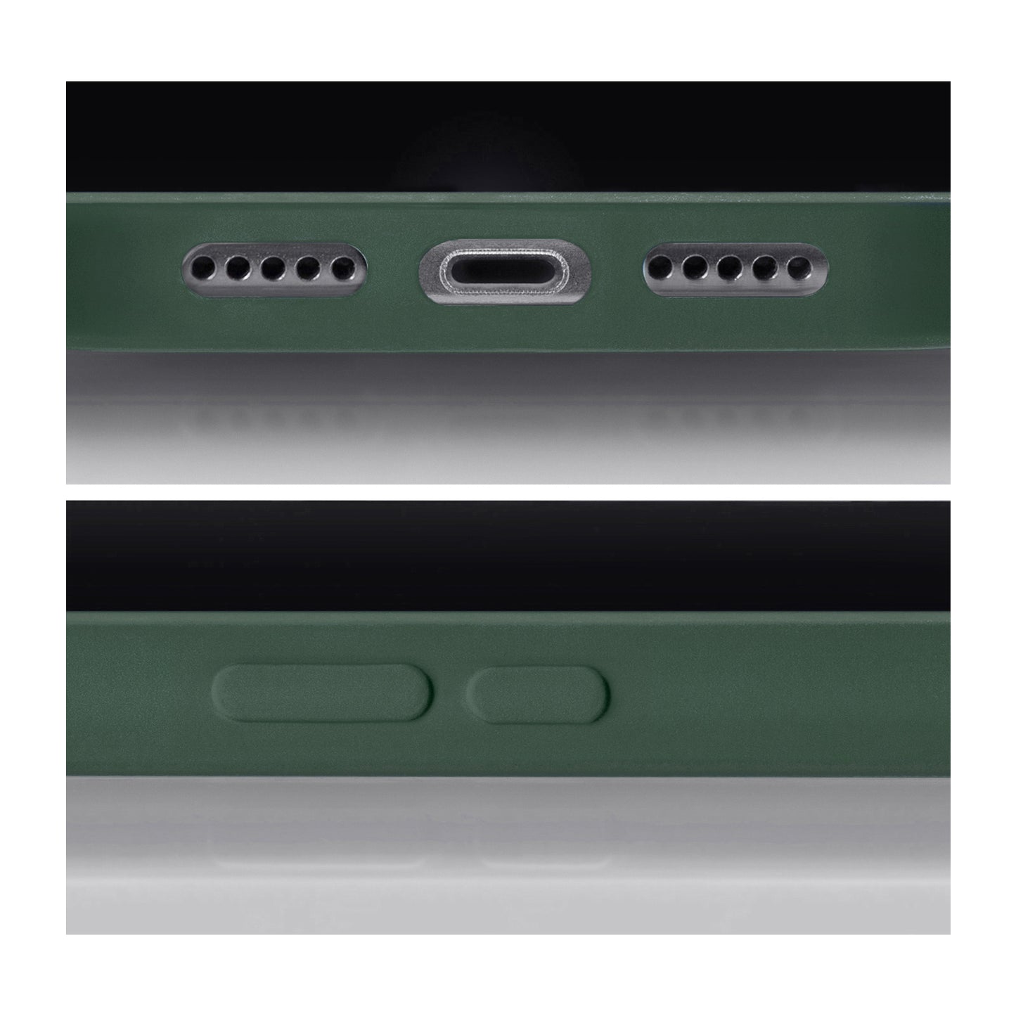 Mobilize Rubber Gelly Case Samsung Galaxy A14 4G/5G Matt Green