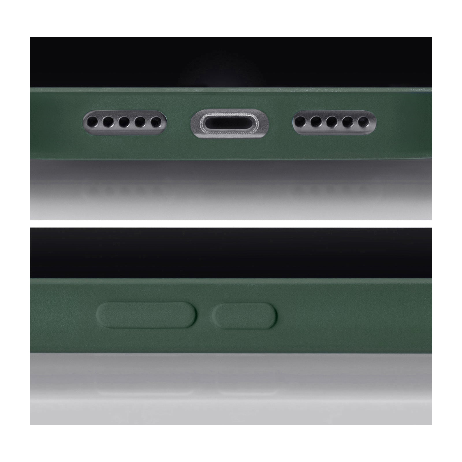 Mobilize Rubber Gelly Case Samsung Galaxy A24 4G Matt Green