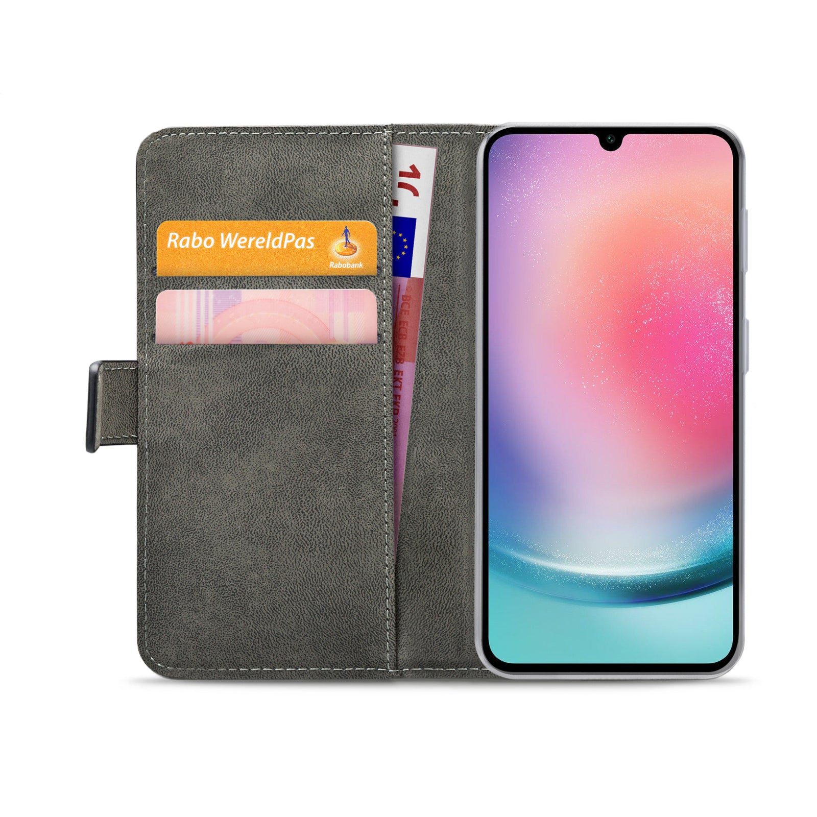 Mobilize Classic Gelly Wallet Book Case Samsung Galaxy A24 4G Black