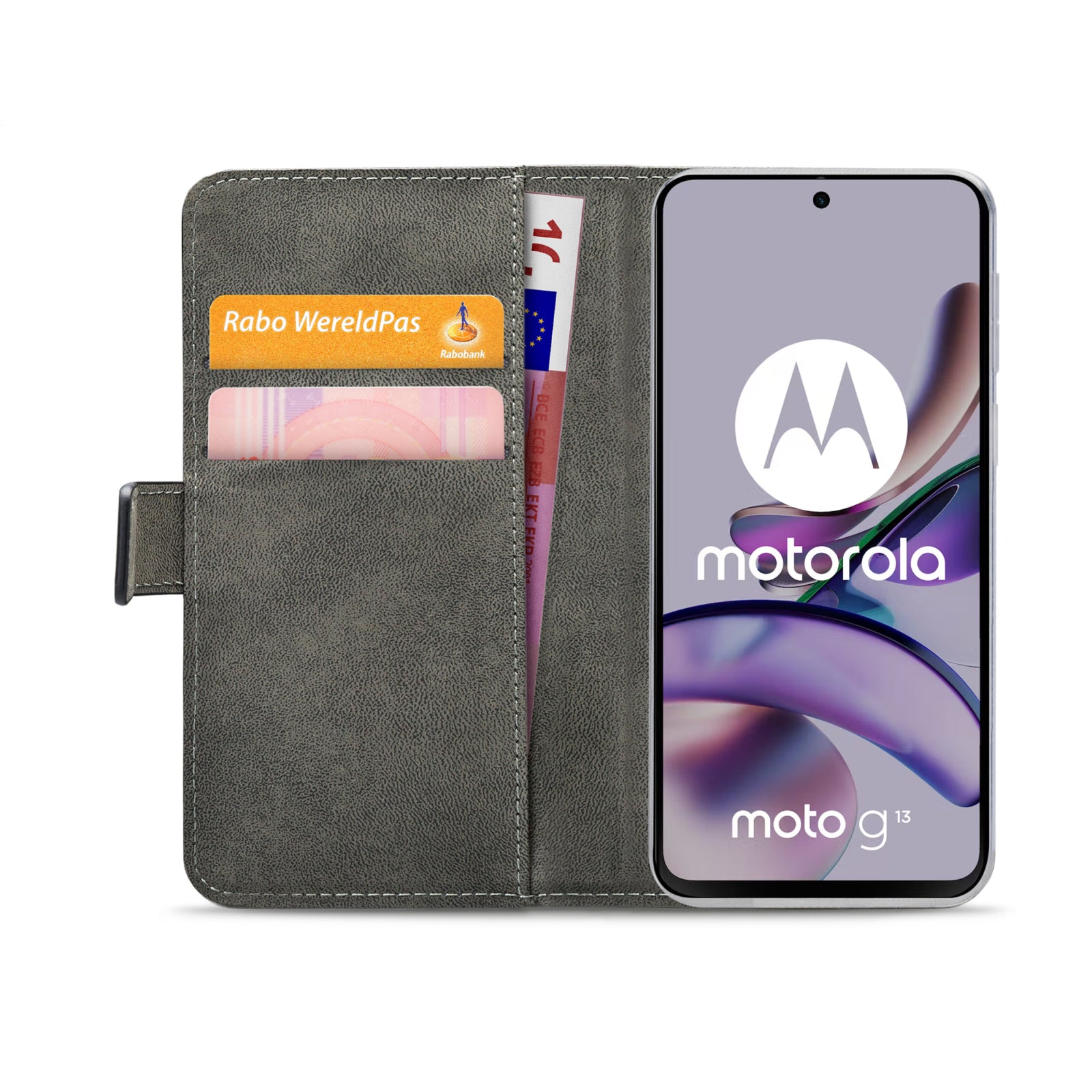 Mobilize Classic Gelly Wallet Book Case Motorola Moto G13 4G/G23 4G Black