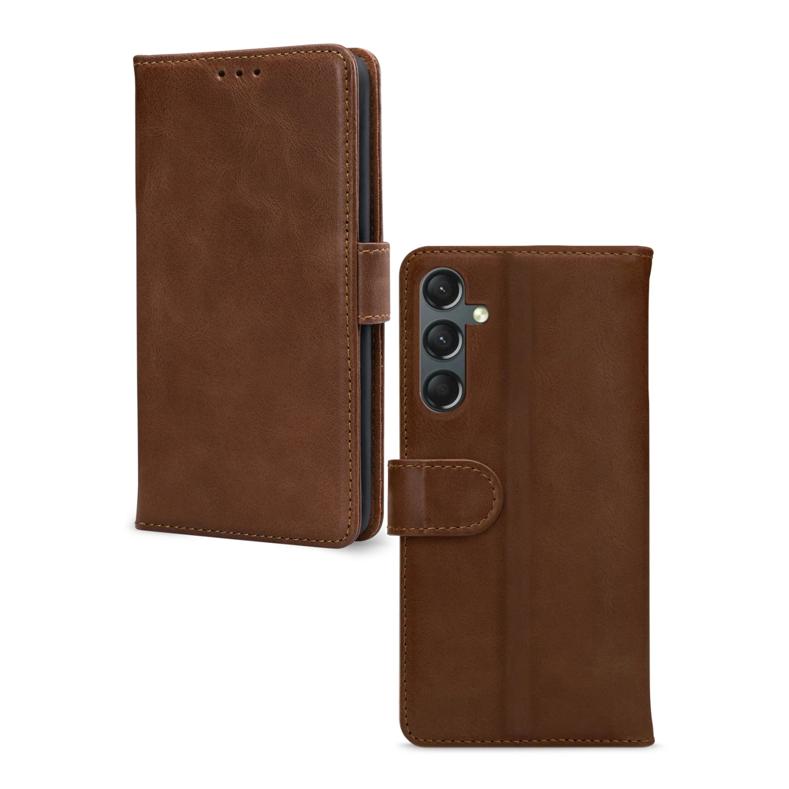 Mobilize Leather Wallet Samsung Galaxy A24 4G Brown
