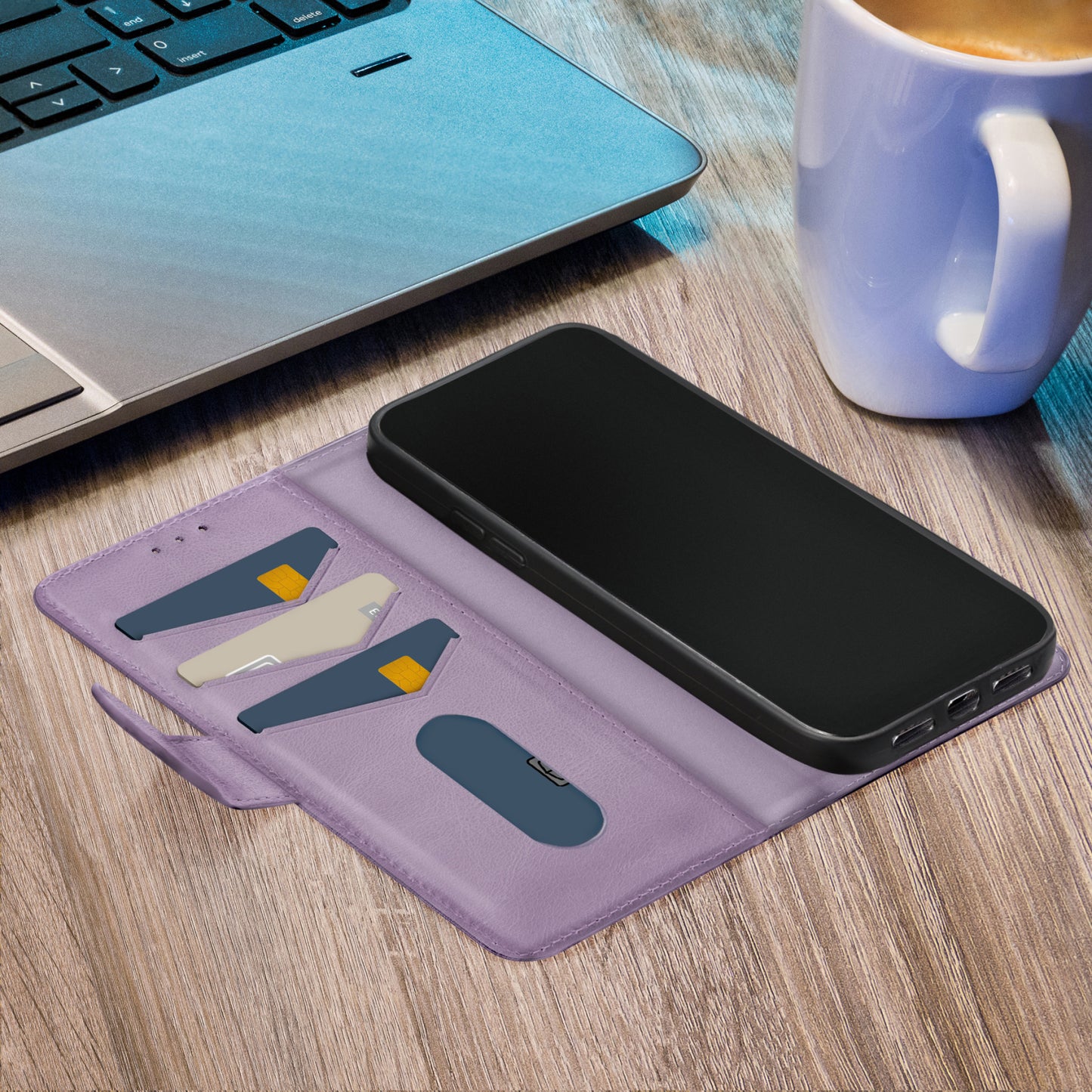 Mobilize Premium Gelly Wallet Book Case Samsung Galaxy A14 4G/5G Purple