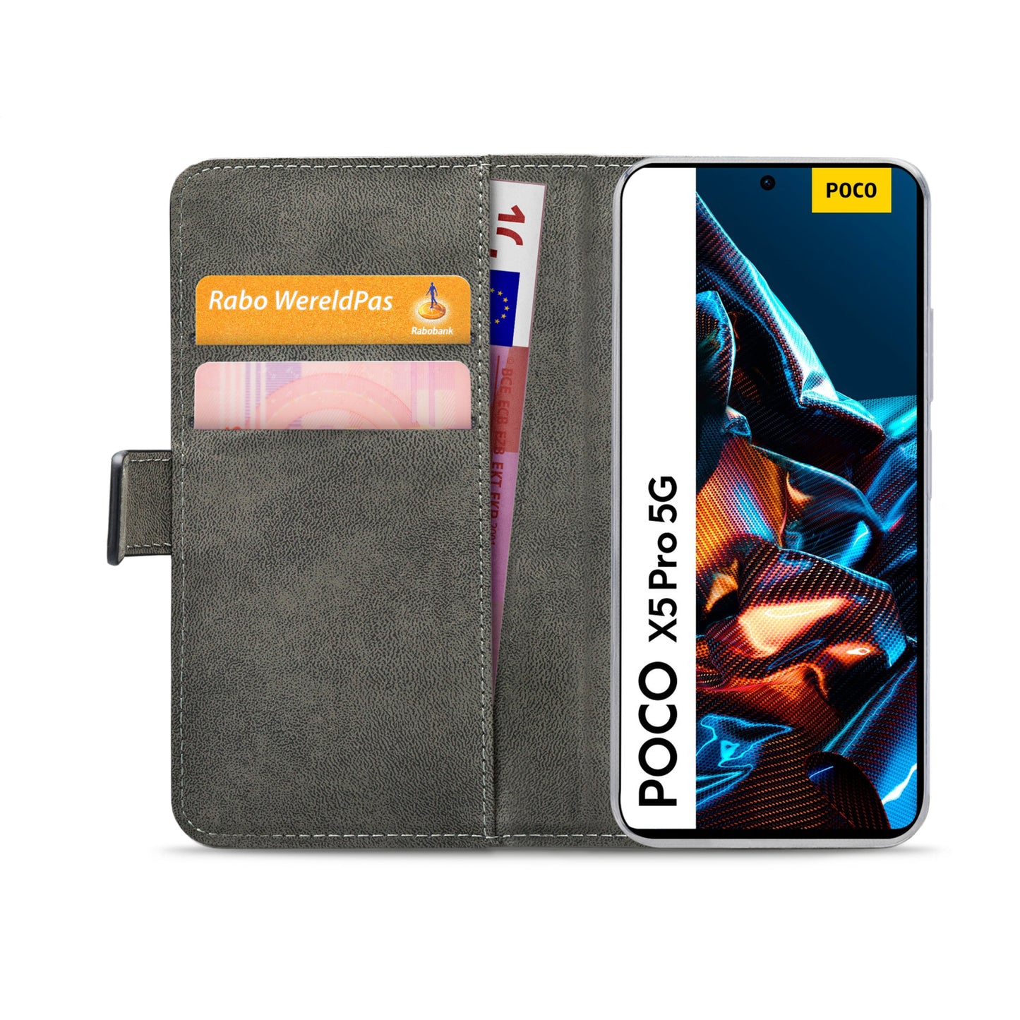 Mobilize Classic Gelly Wallet Book Case Xiaomi Poco X5 Pro 5G Black
